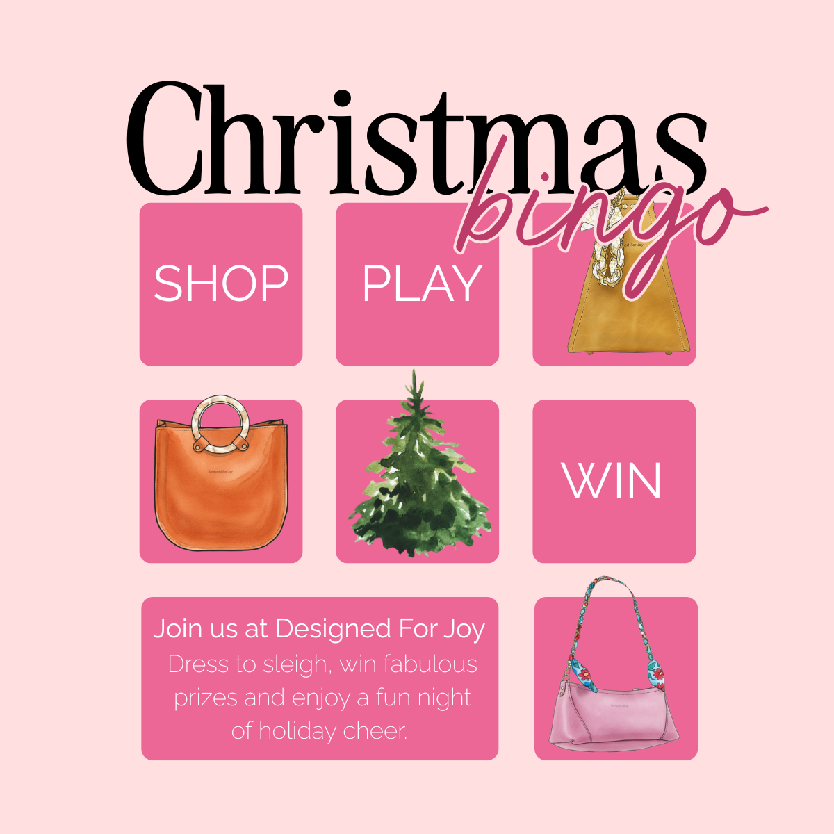 SEATS SOLD OUT!!! Christmas Bingo at the Studio - December 11th, 2025