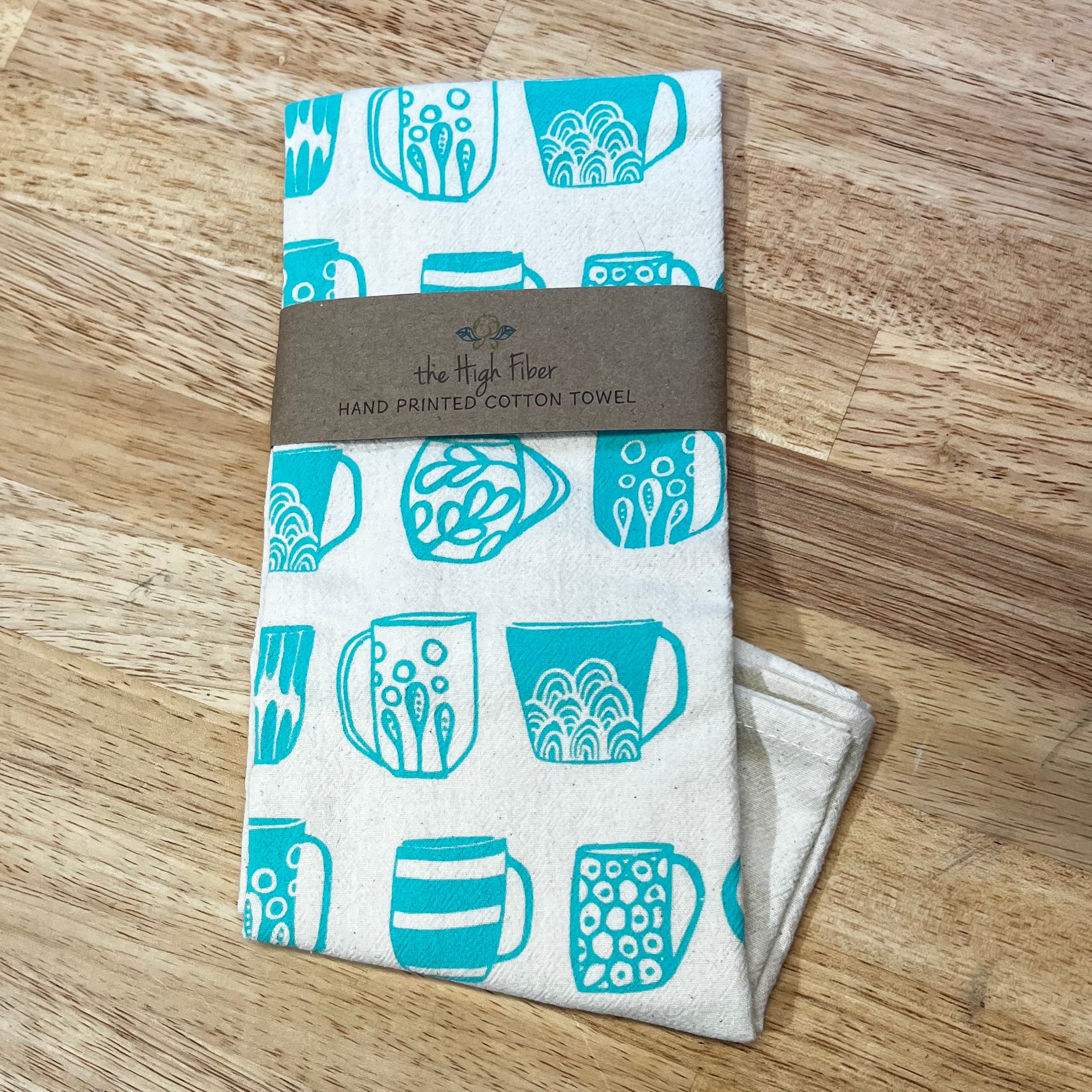 The High Fiber Handprinted Tea Towels