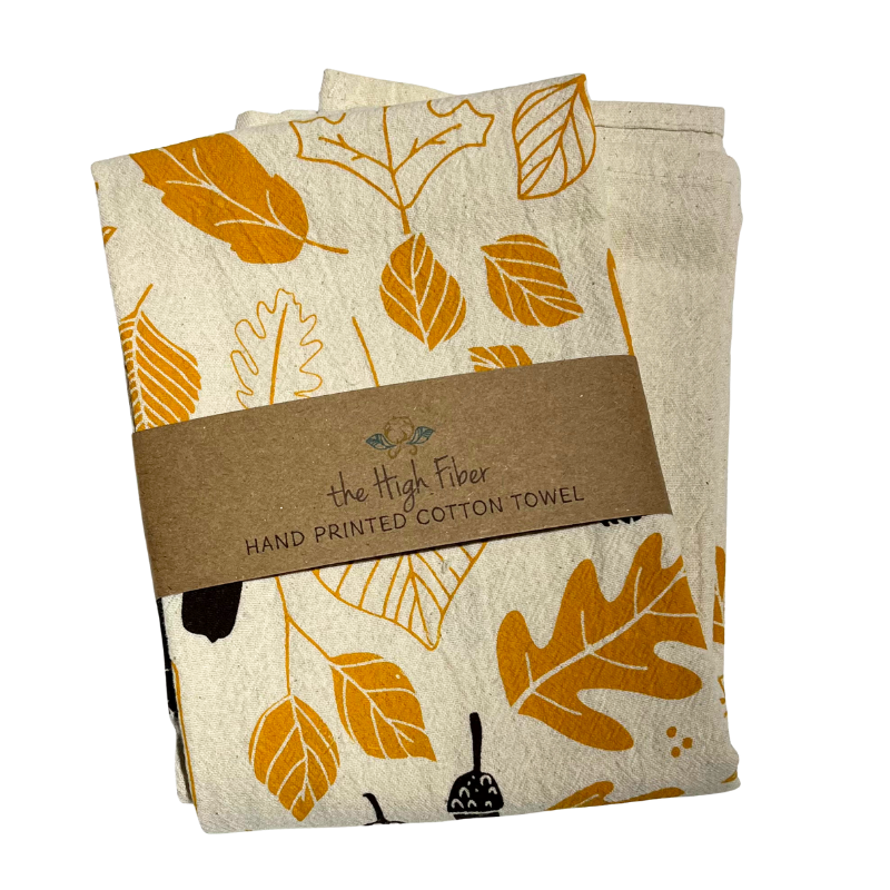 The High Fiber Handprinted Tea Towels