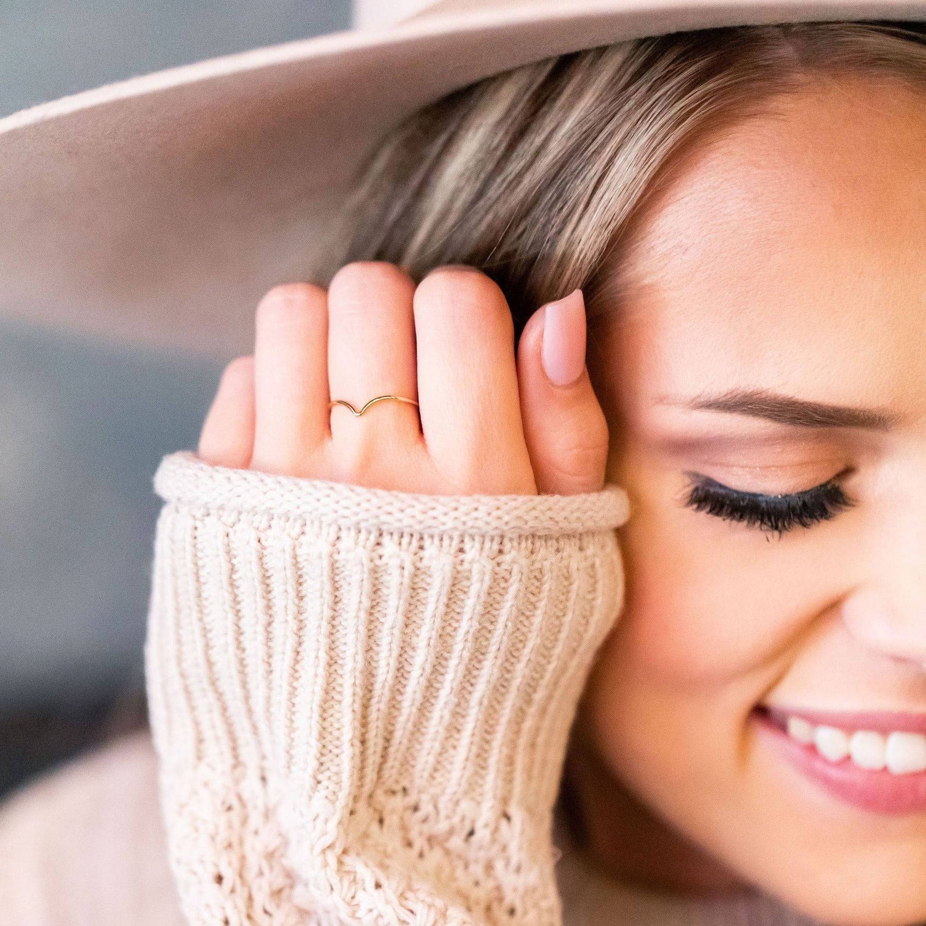 Barberry & Lace Thin Stacking Rings