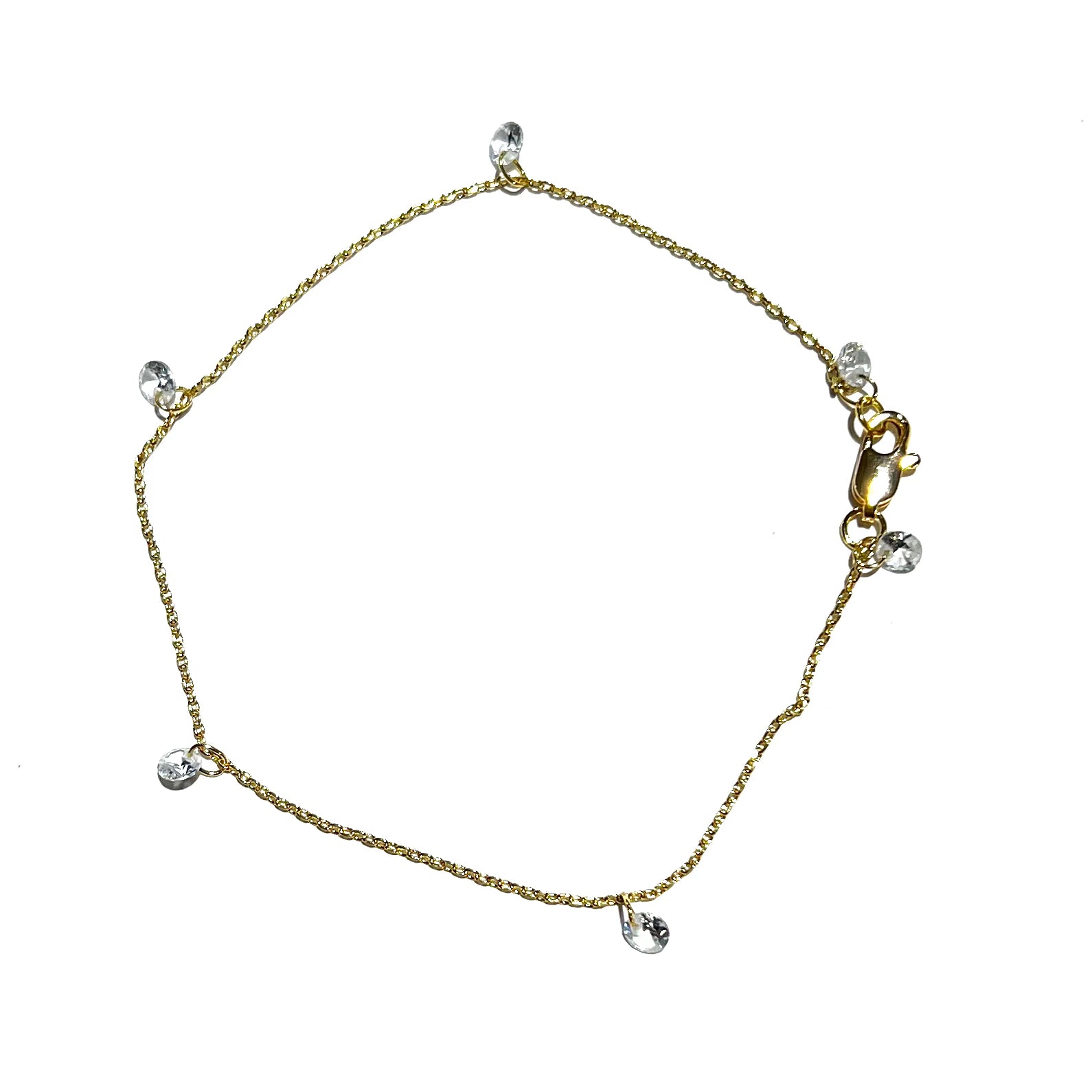 Cecelia Designs Cubic Zirconia Chain Necklace or Bracelet