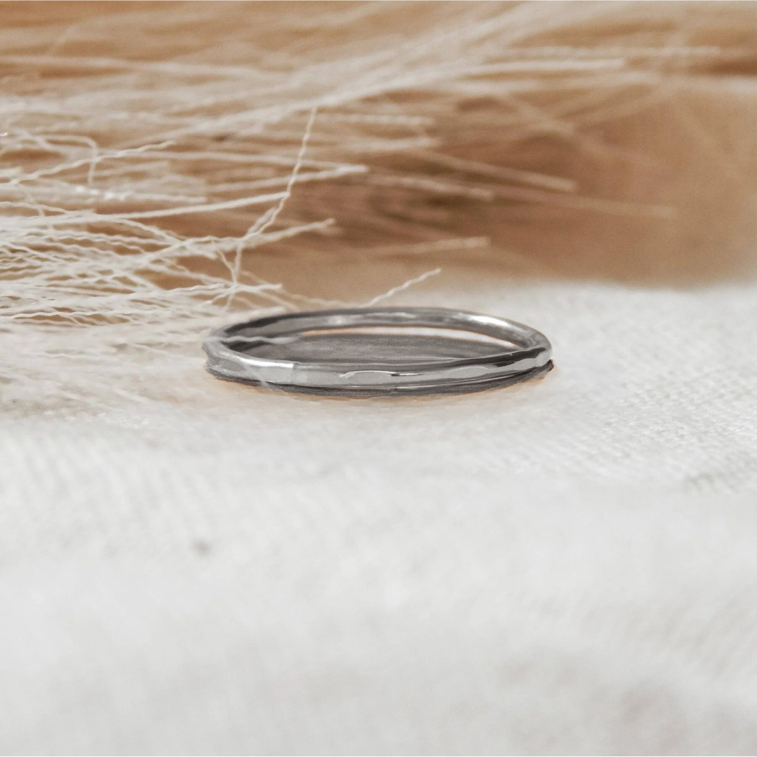 Barberry & Lace Thin Stacking Rings