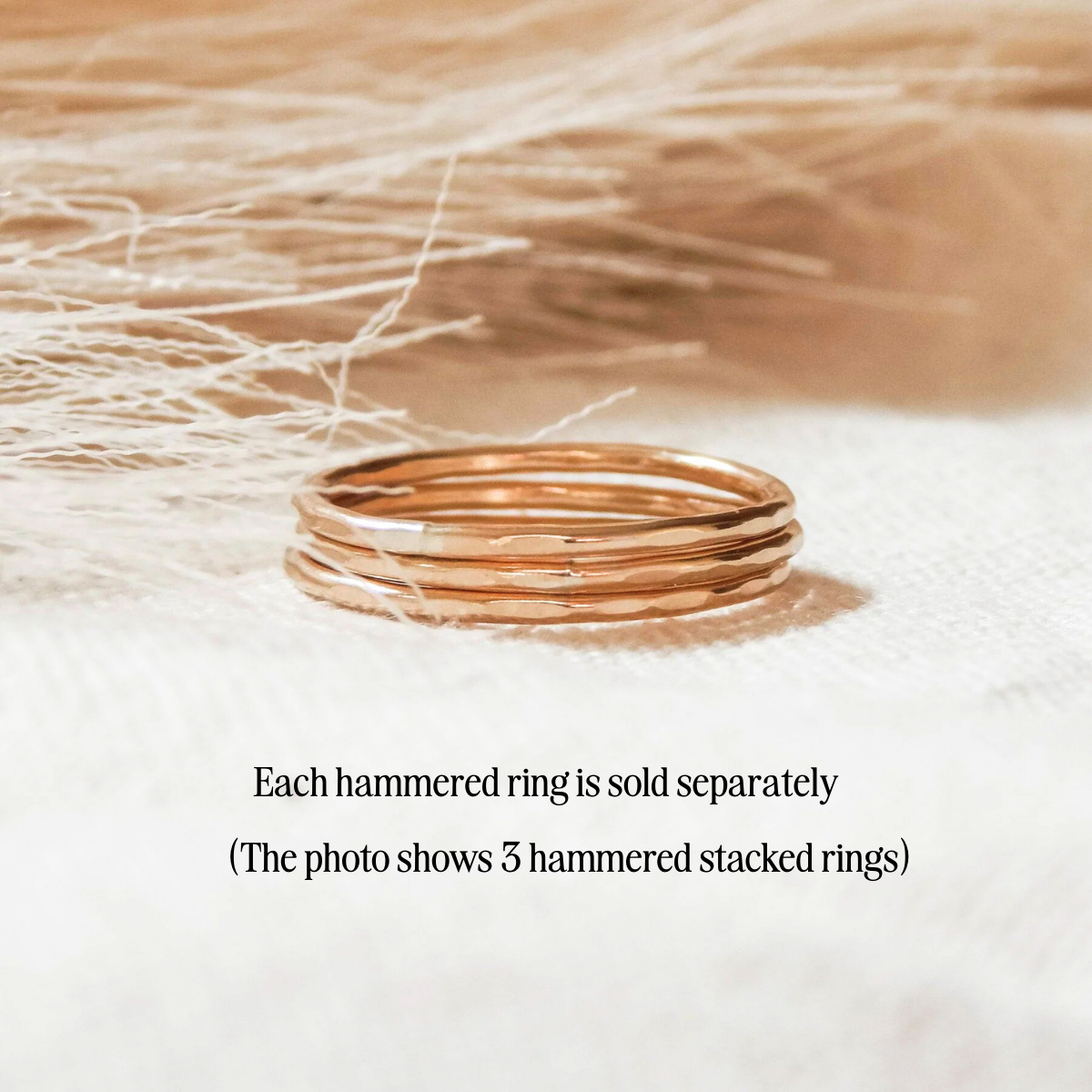 Barberry & Lace Thin Stacking Rings