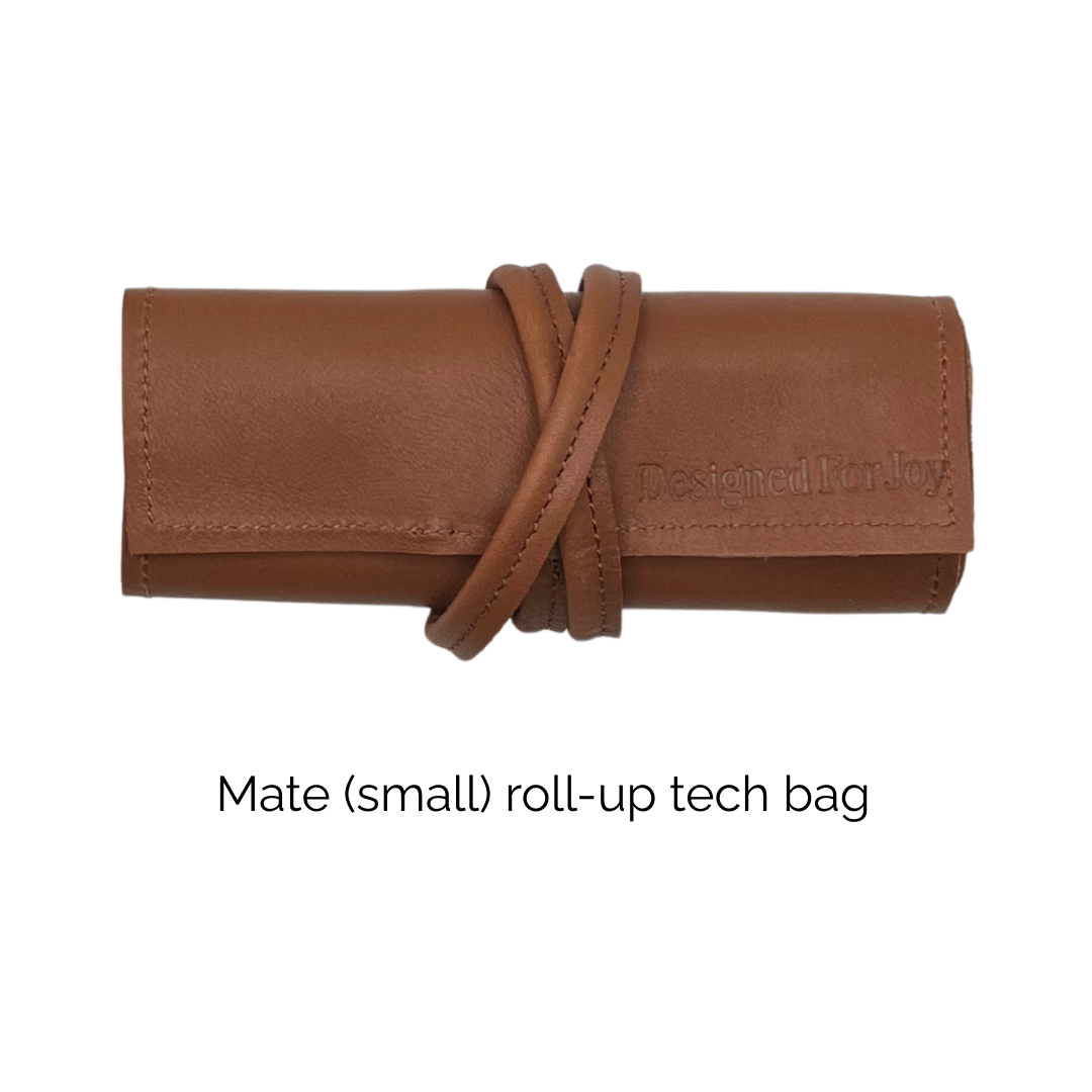 Pro & Mate Leather Tech Roll-Up Bags
