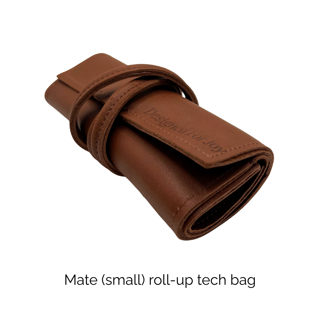Pro & Mate Leather Tech Roll-Up Bags