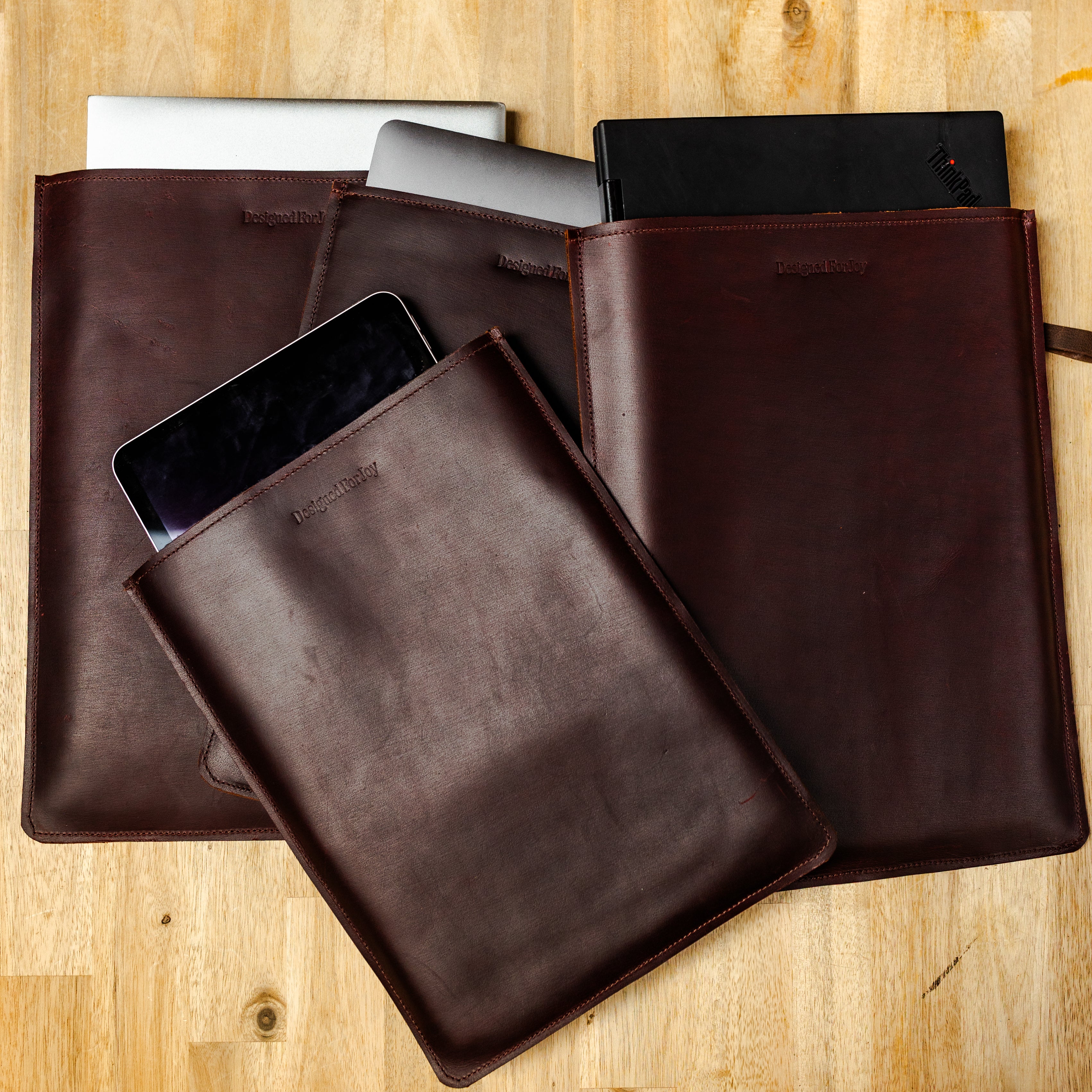 The Nomad Leather Laptop Sleeve