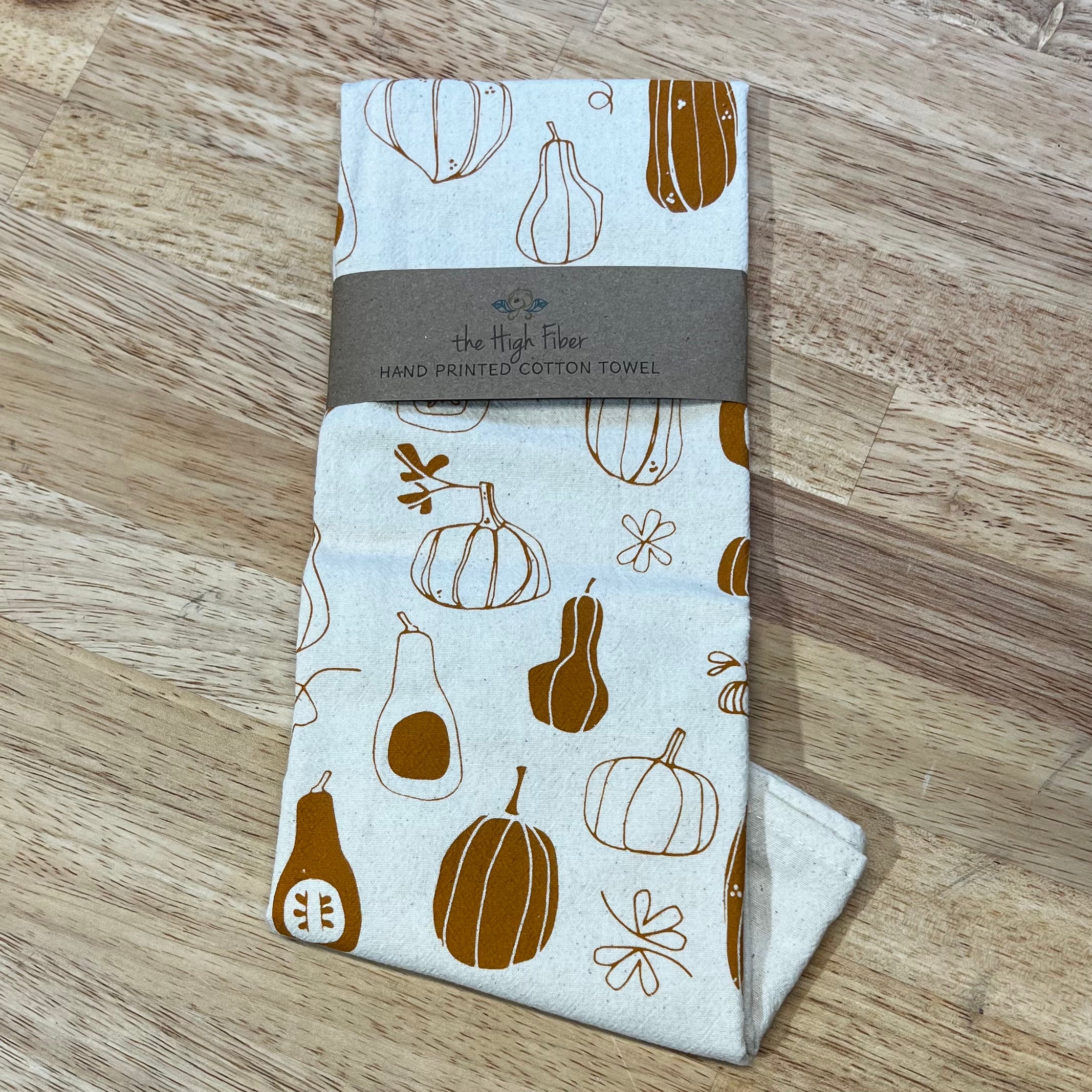 The High Fiber Handprinted Tea Towels