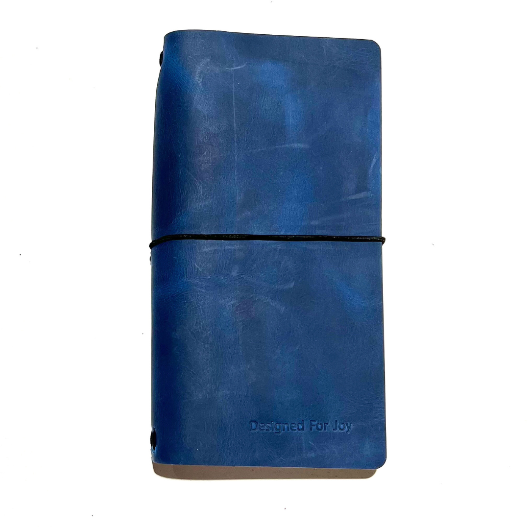 Traveler Size Leather Journals in Colors