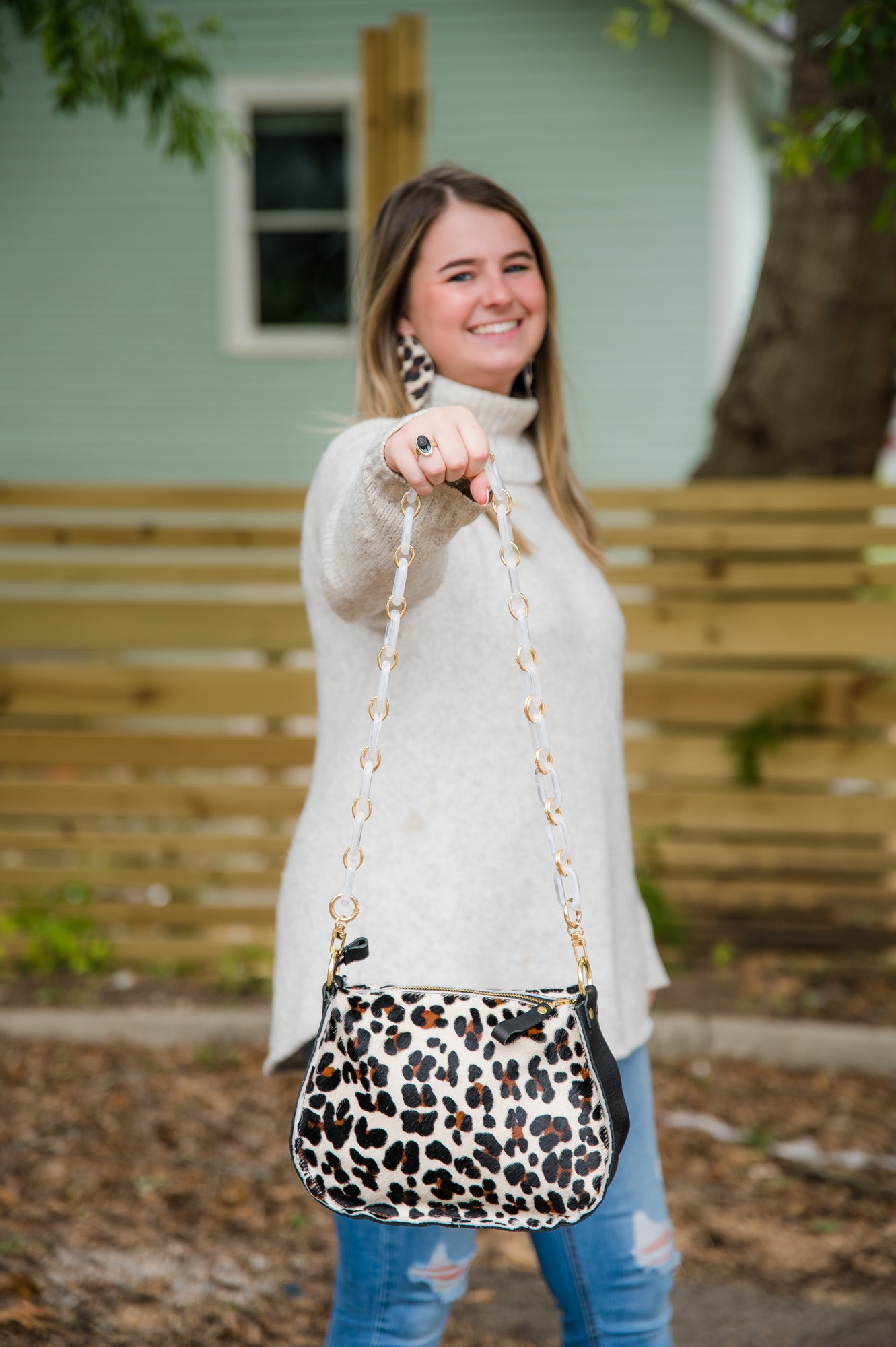 Hair On Leather Pony Crossbody Handbag