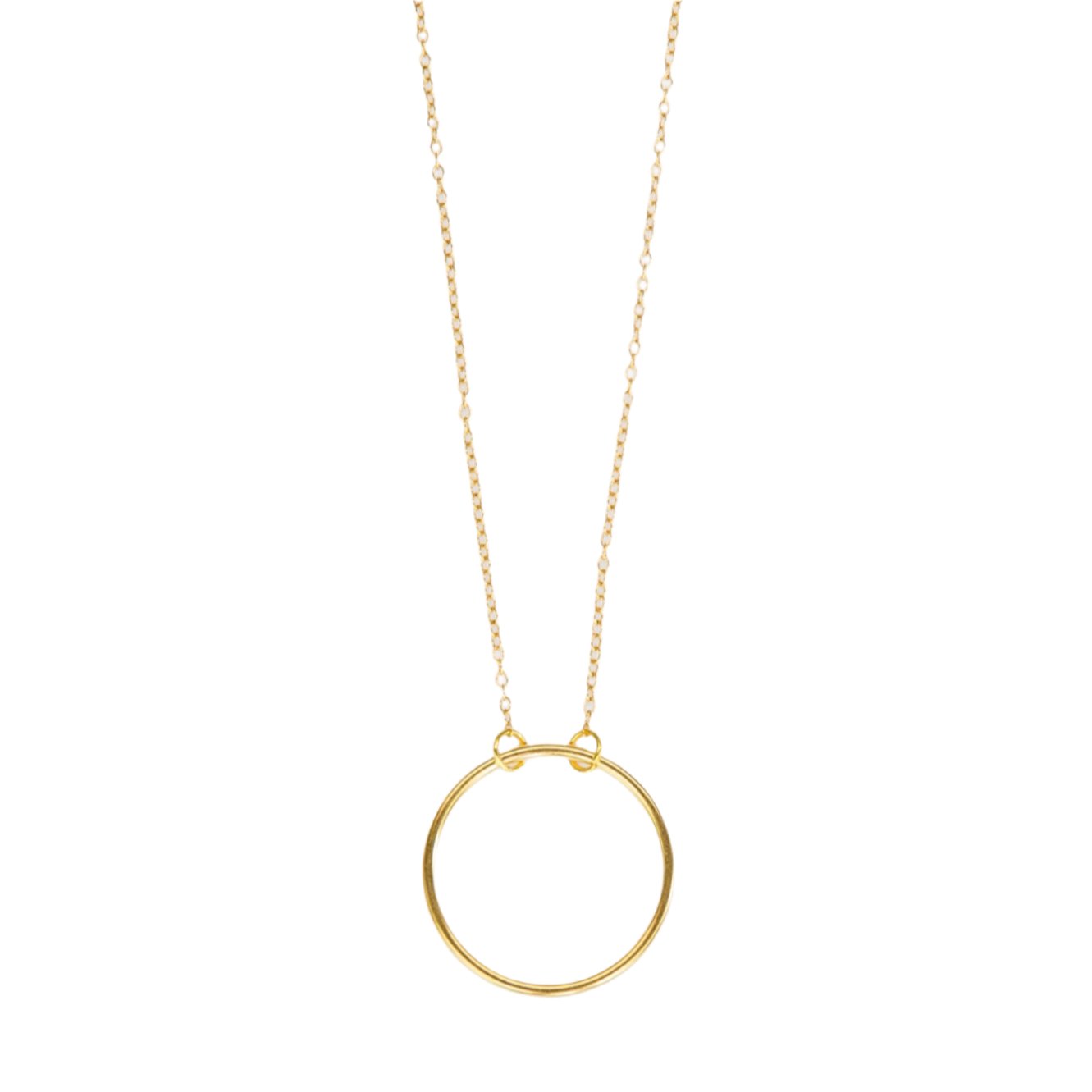Gold Circle Necklace