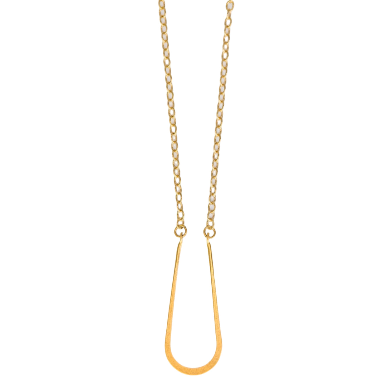 Gold Horseshoe Necklace