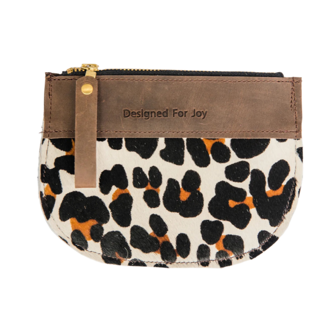 Hair On Zipper Coin Purse