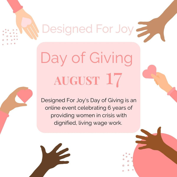 Designed For Joy's Day of Giving - Celebrating 6 Years of Impact!