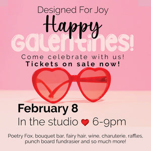 Raleigh Galentine's Event in the Designed For Joy Studio February 8, 2024