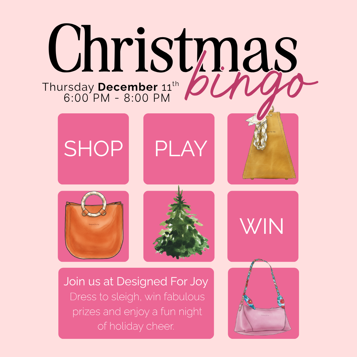 SOLD OUT | December 11 | Christmas Bingo