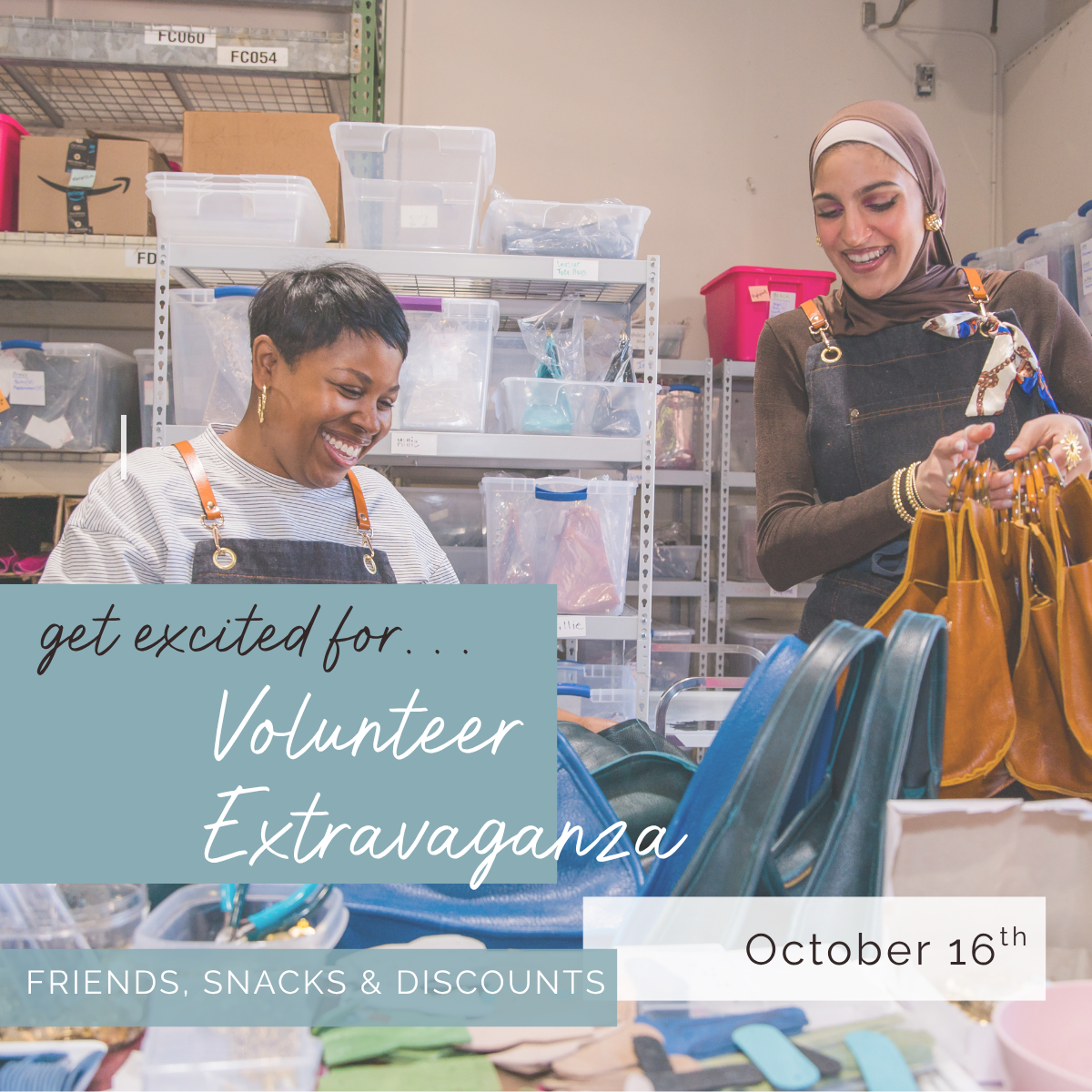 Join us For Volunteer Extravaganza - Thursday, October 16th