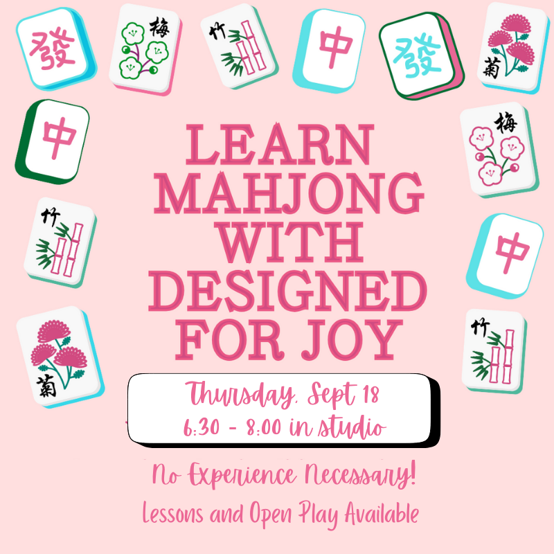 September 18 - Let's Play Mahjong Event