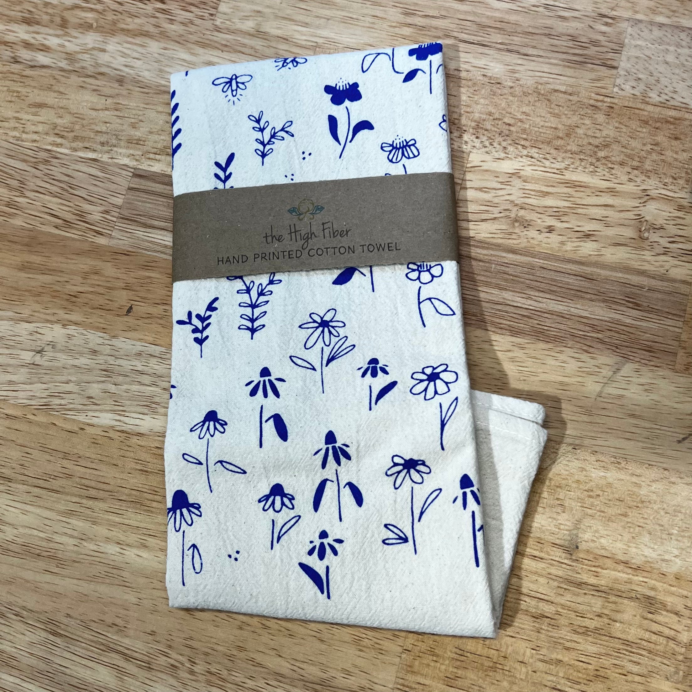 The High Fiber Handprinted Tea Towels