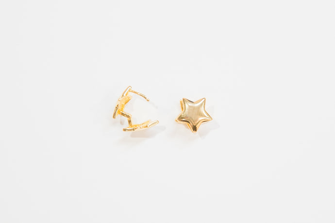 Star_Huggie_earrings