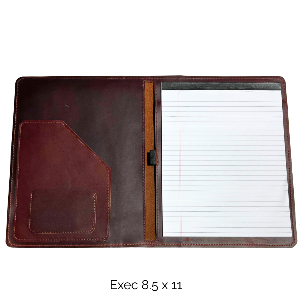 The Exec & Mini Exec Leather Padfolio