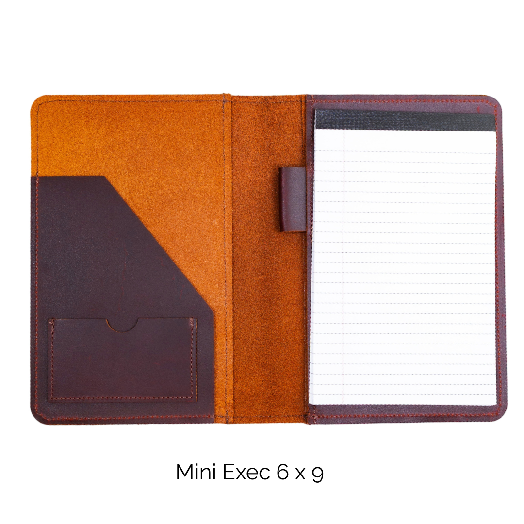 The Exec & Mini Exec Leather Padfolio