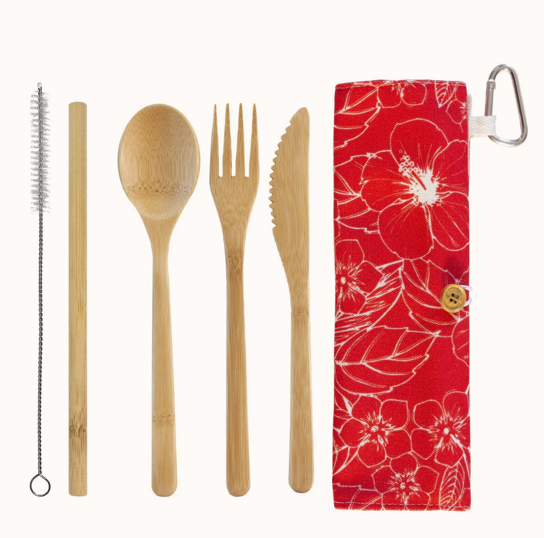 Bamboo Reusable Utensil Set