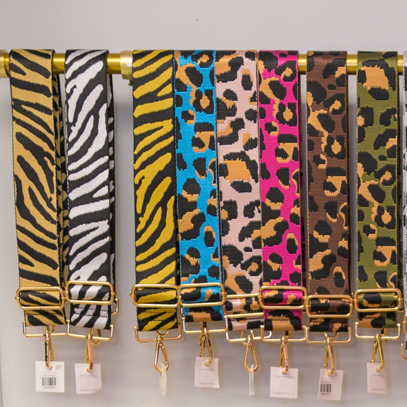 Adjustable Crossbody Straps - Animal Prints