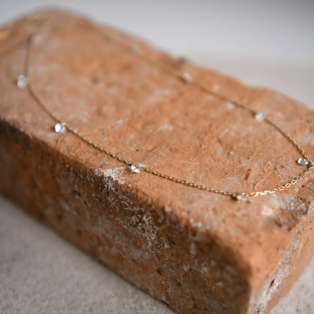 Cecelia Designs Cubic Zirconia Chain Necklace or Bracelet