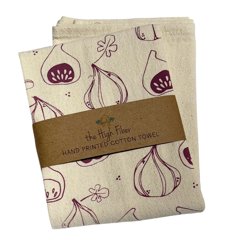 The High Fiber Handprinted Tea Towels