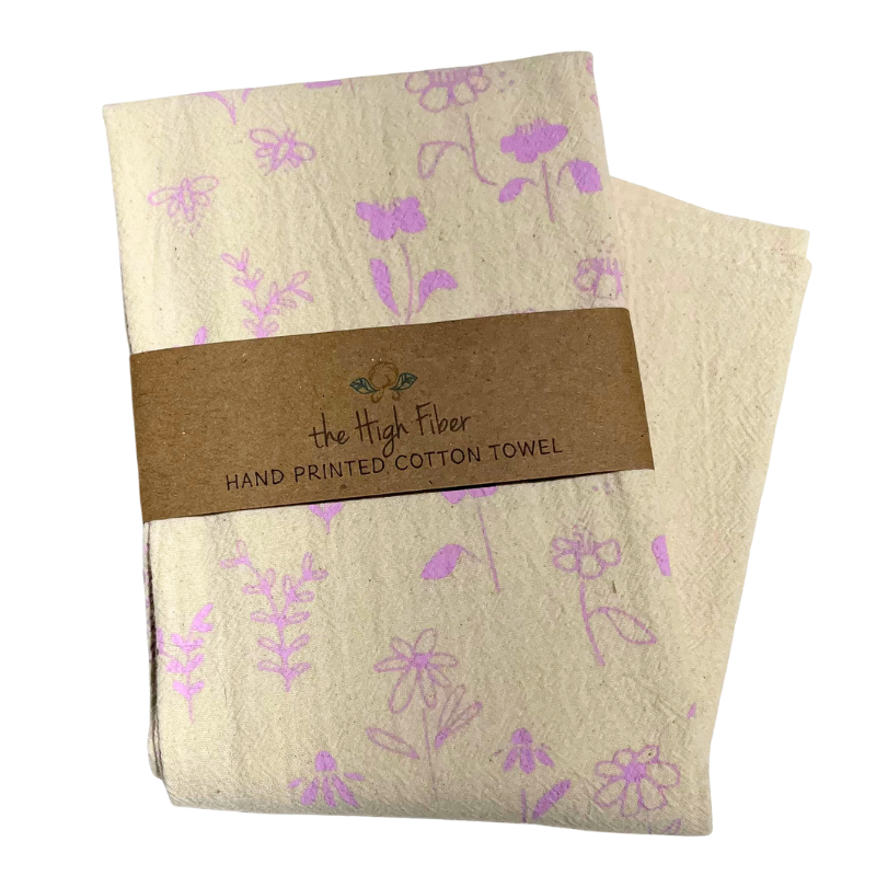 The High Fiber Handprinted Tea Towels