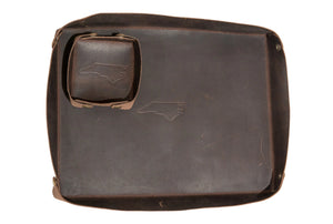 Valet Tray in Brown Leather