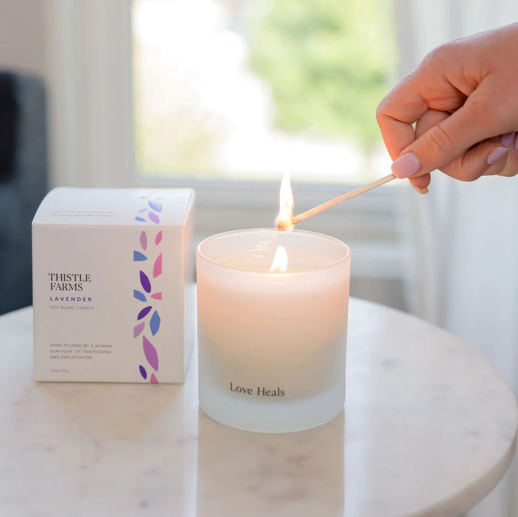 Thistle Farms Love Heals Candle Lavender