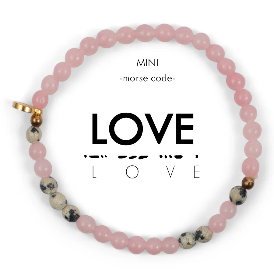 Ethic Goods Morse Code Gemstone Bracelets