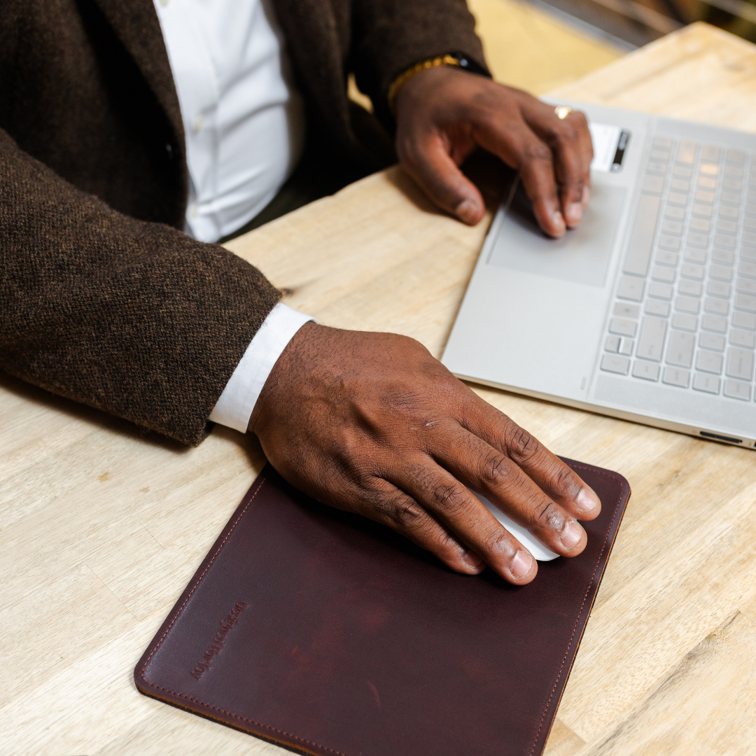 The Platform Leather Mouse Pad