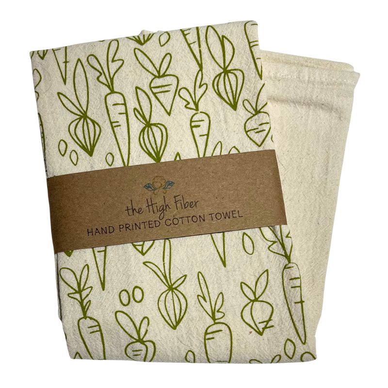 The High Fiber Handprinted Tea Towels