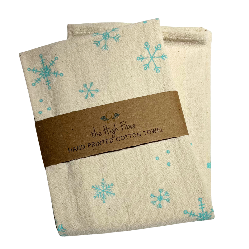 The High Fiber Handprinted Tea Towels