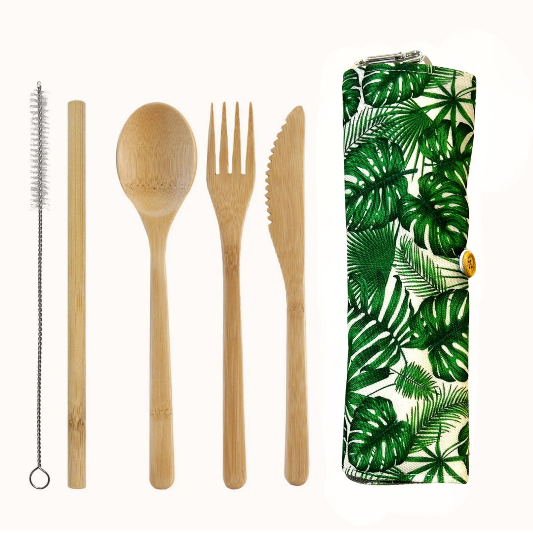 Bamboo Reusable Utensil Set