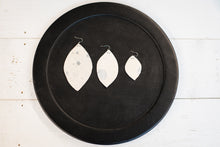 Hair On Leather Earrings