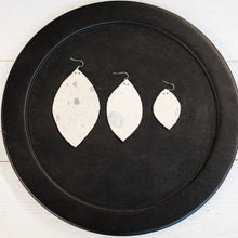 Hair On Leather Earrings