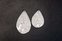 Hair On Leather Earrings