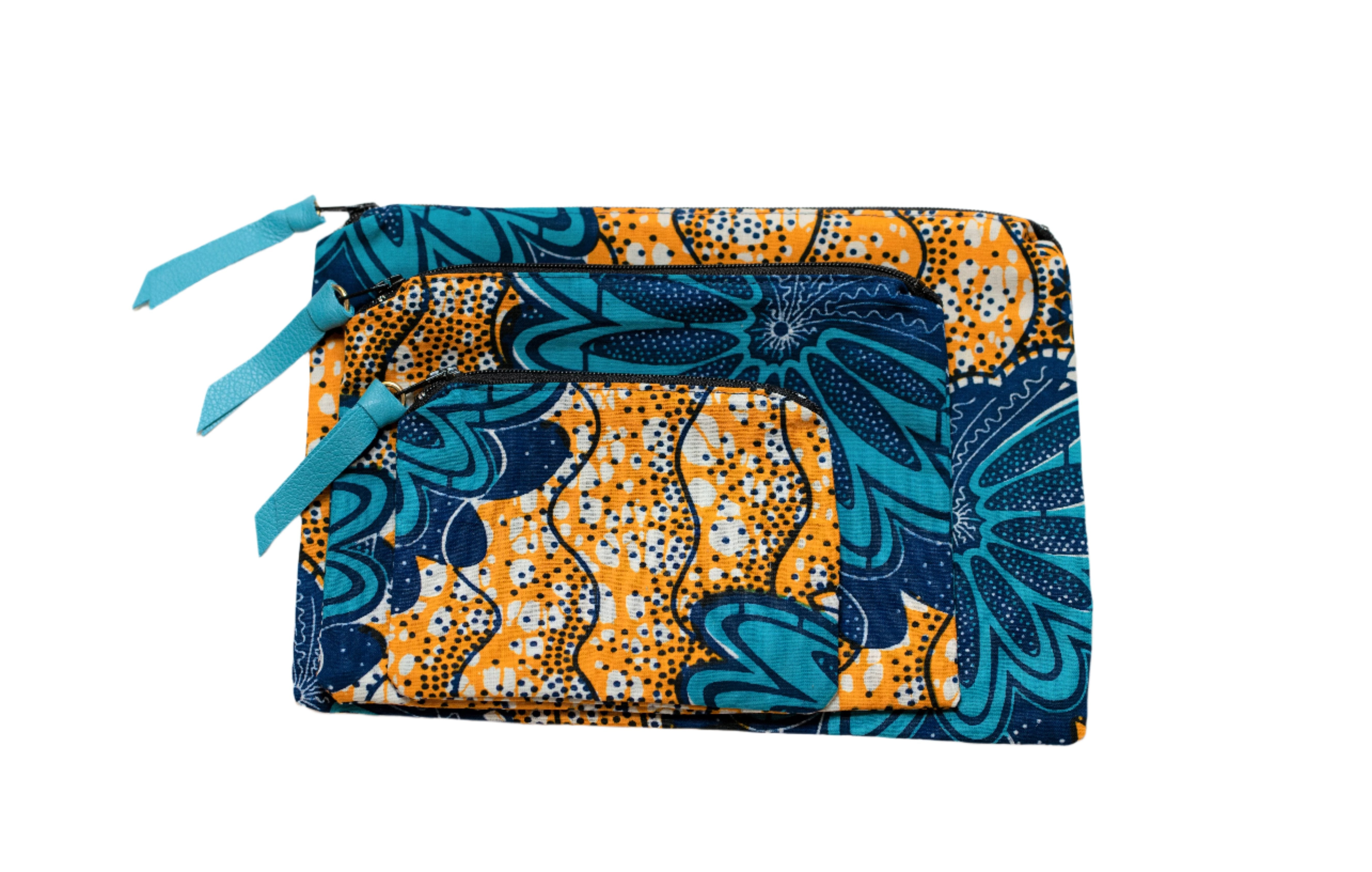 Rwandan Cotton Zip Purse