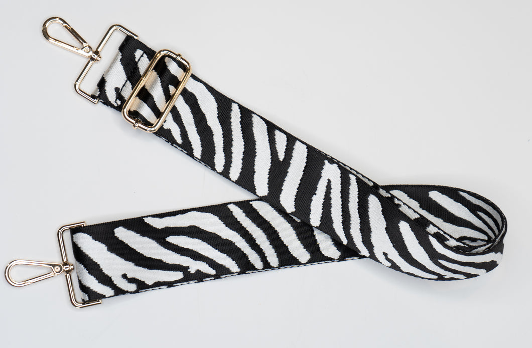 White & Black Zebra Strap