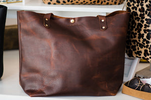 Large Leather Tote Bag