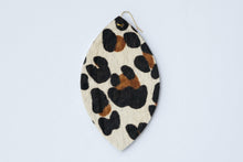 Hair On Leather Earrings