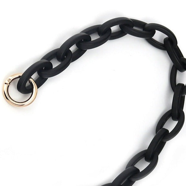 (Type-D) Acrylic Chain Handle Strap : Color Option