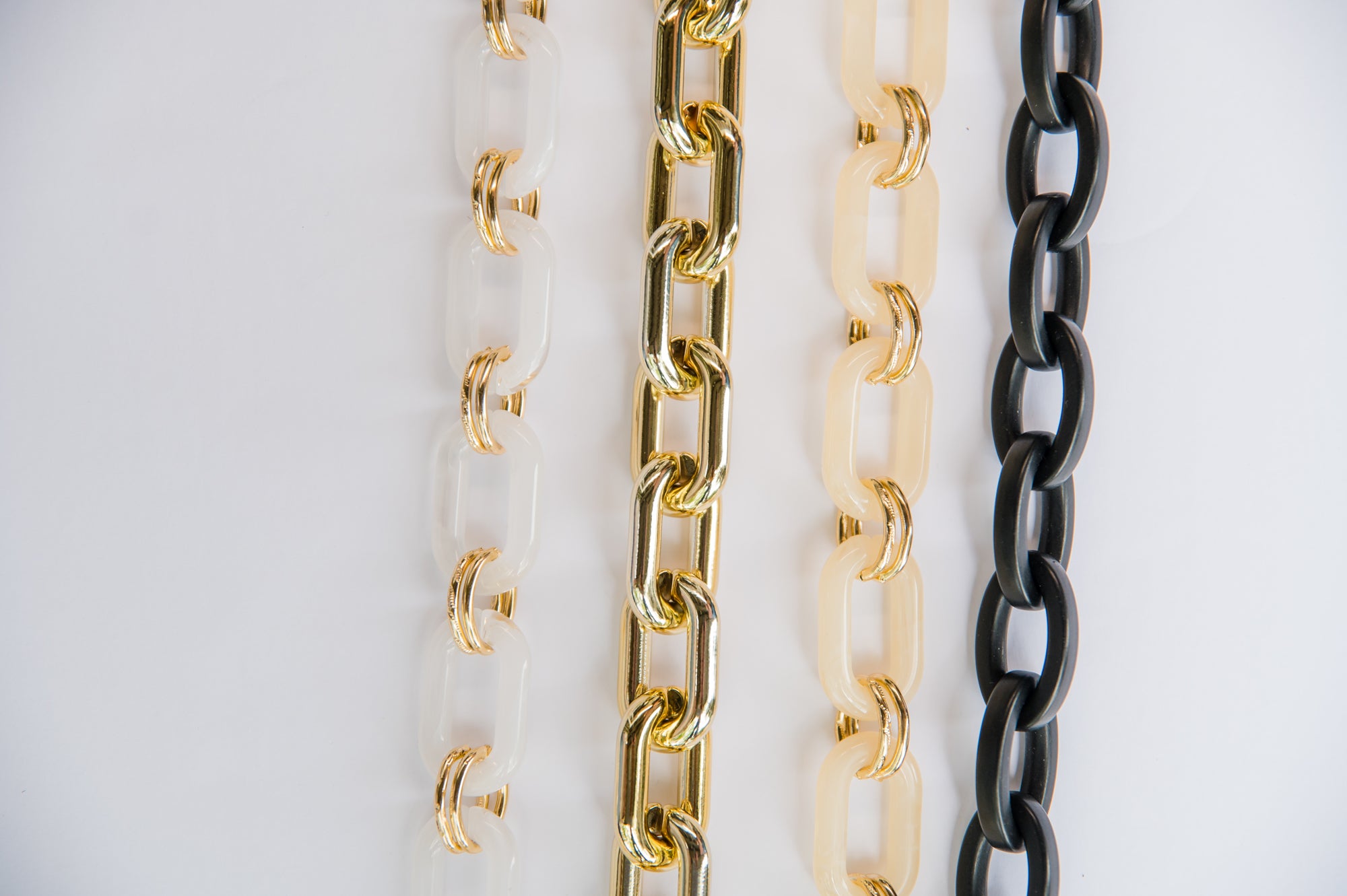  Wiwpar Acrylic Bag Straps Chunky Chains Flat Chain