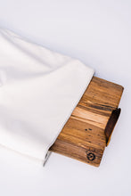 Charcuterie board bag in white velvet