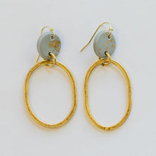 Clay Oval Hoop
