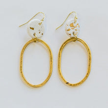 Clay Oval Hoop