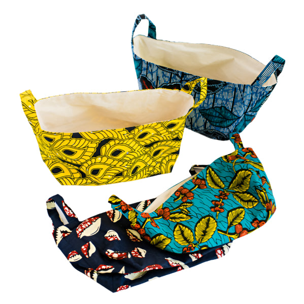 Rwandan Fabric Organizer